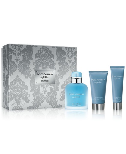 Dolce&Gabbana Light Blue Eau Intense Eau de Parfum 100ml set of3