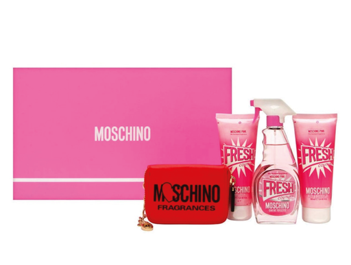 Moschino Fresh Couture Pink Eau de Toilette 100ml 4 Gift Set
